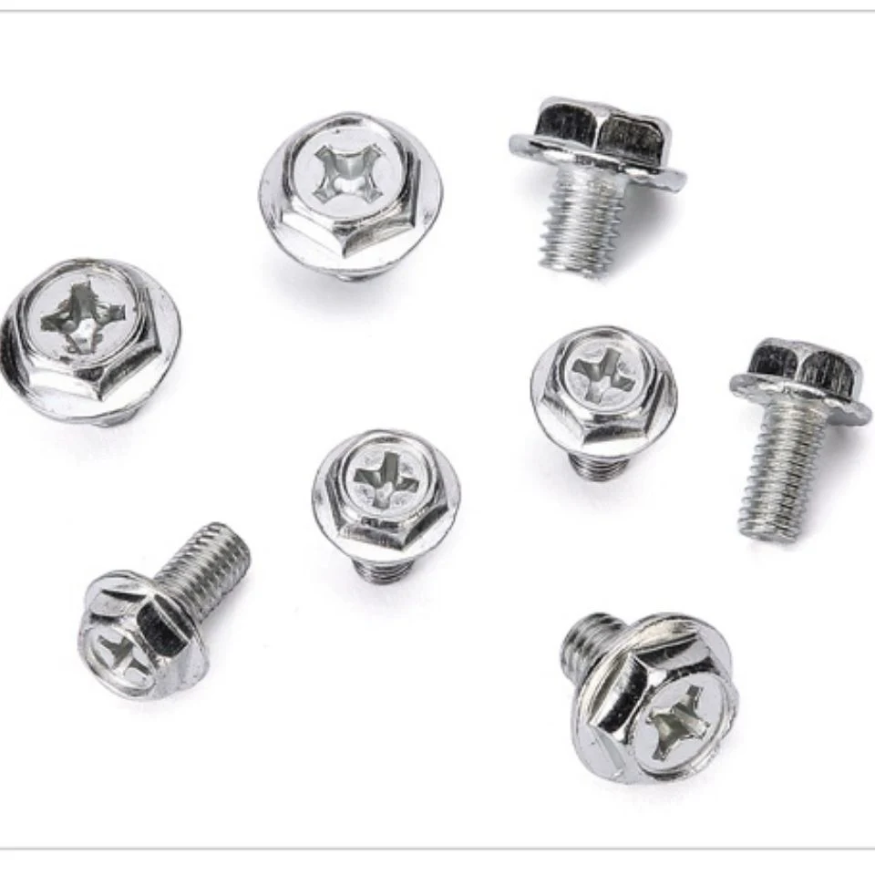 Double Thread Bolt with Six Lobe Head Stud Automotive Car Fastener Fixing Fitting Stud Self Tapping and Machine Thread /Torx Driver Stud Auto Spare Parts