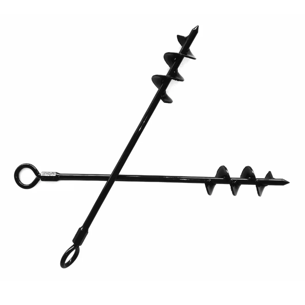 Metal Swing Anchor Heavy Duty Tent Stakes Ground Anchors Screw