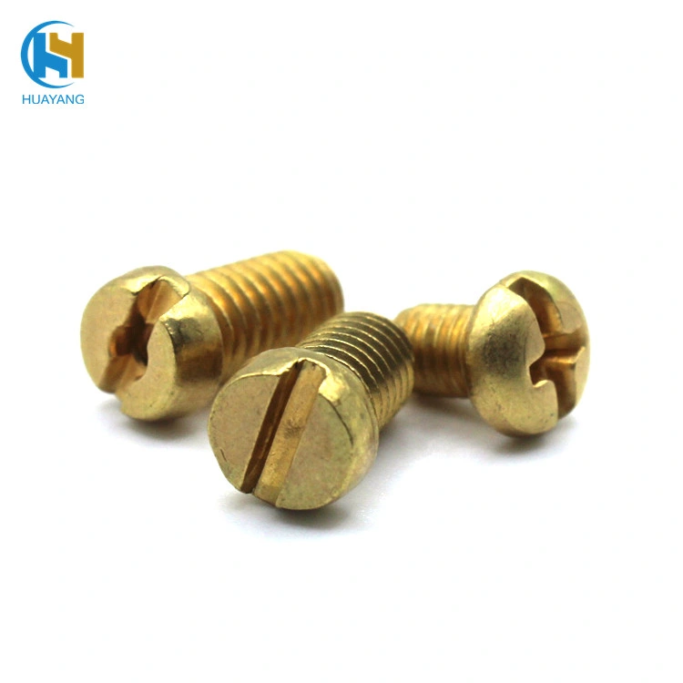 Hot Sale Brass Pan Head Slotted Mini Small Micro Brass Self Tapping Screw