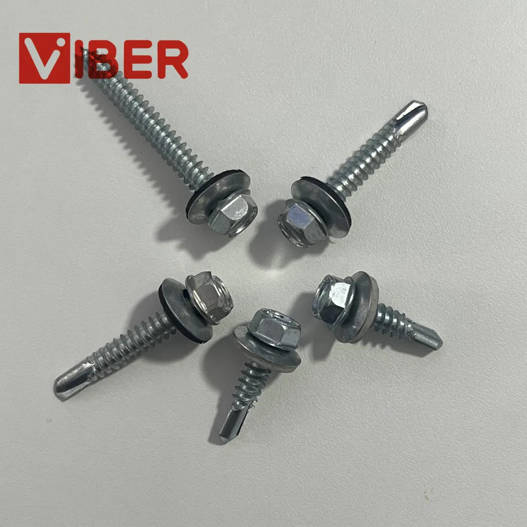 Self Drilling Hex Head Screws Self Tapping Buzz Screw Metal Bolts