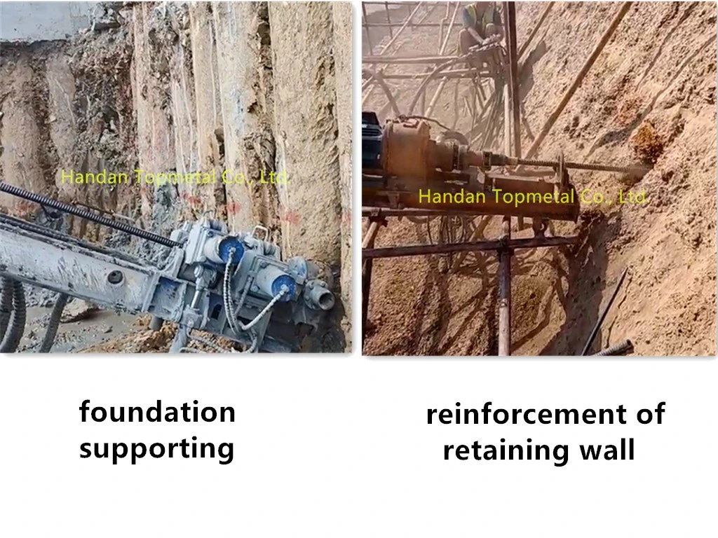 Self Drilling Anchor Bolt for Tunnel Steel 40cr/45