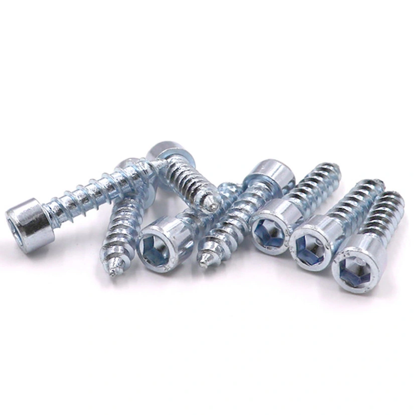 M2 M3 M4 M5 M6 Stainless Steel 304 316 Hex Socket Allen Cylindrical Cap Head Self Tapping Screws for Plastic Audio Amplifier Speaker