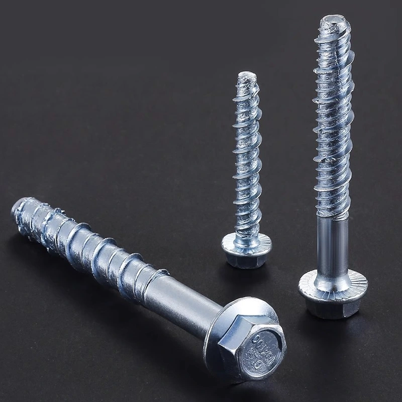 Hexagon Flange Cement Concrete Self Tapping Screws Concrete Anchor Bolts