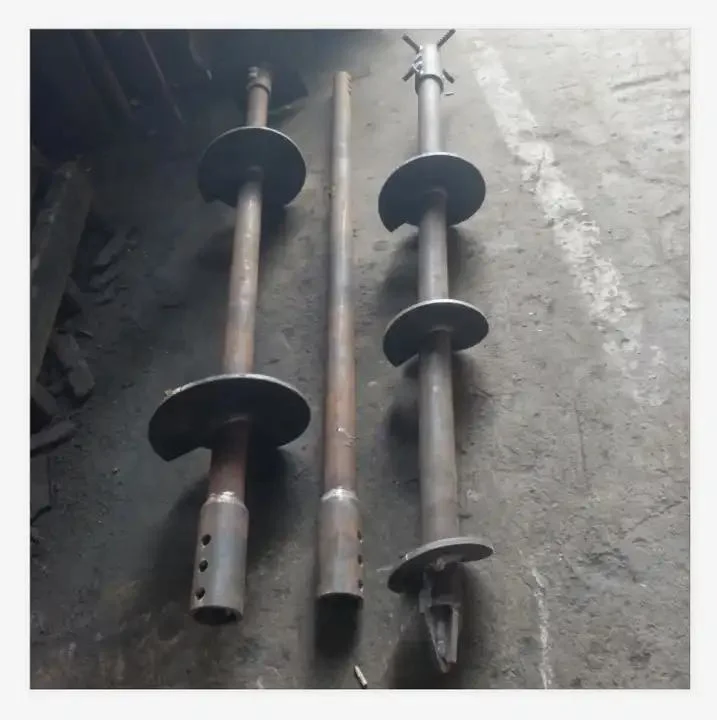 Customized HDG Steel Ground Foundation Screw Helical Pile