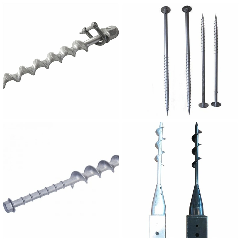 No Dig Helical Ground Screw Post U Shaped an Ground Screw China Factory Pile Ground