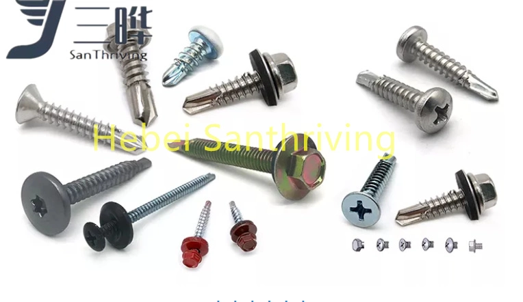 White Zinc Plated Self Drilling Screw High Quality Selt Tapping Screw Fastener Manufacturer Supply Bolt and Screw