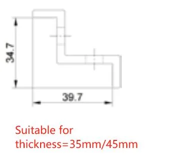 Aluminum Profile Solar Panel Clip Solar Bracket Roof Mounting System PV Photovoltaic Middle Inter and End Side Clamp