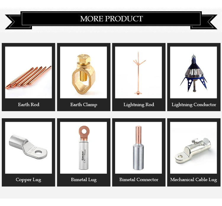 Copper Cable Lug for Grounding Cable Wire Connection Bimetal Compression Lug