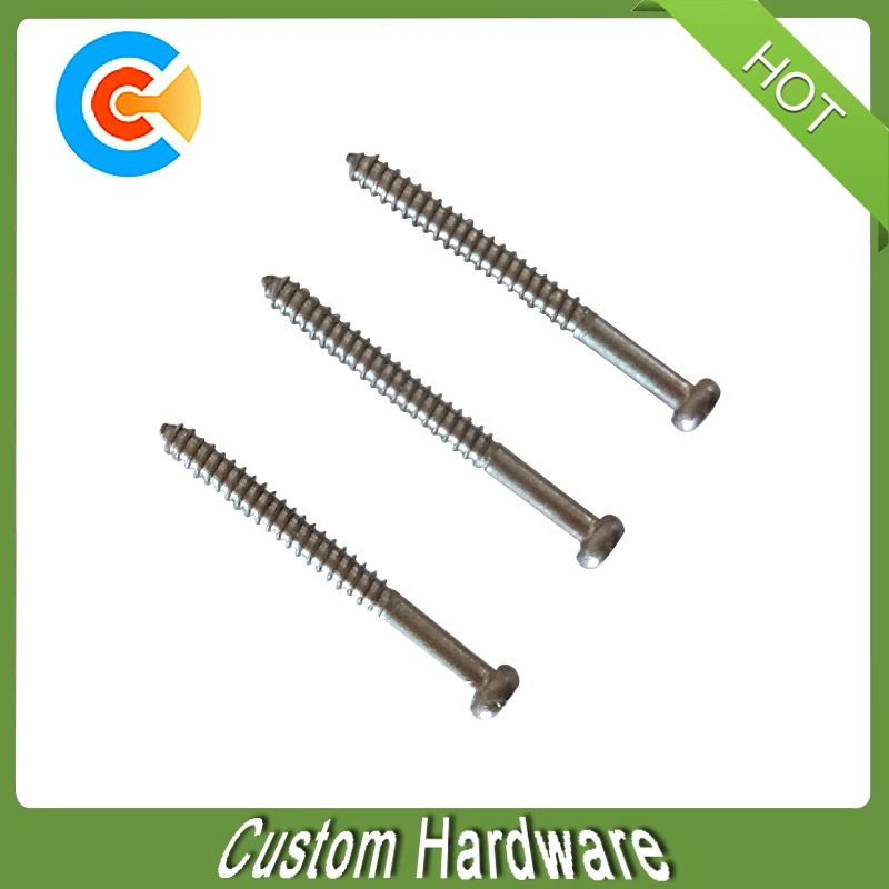 Custom Made Phillips Cross Round Flat Head Long Self-Tapping Screw