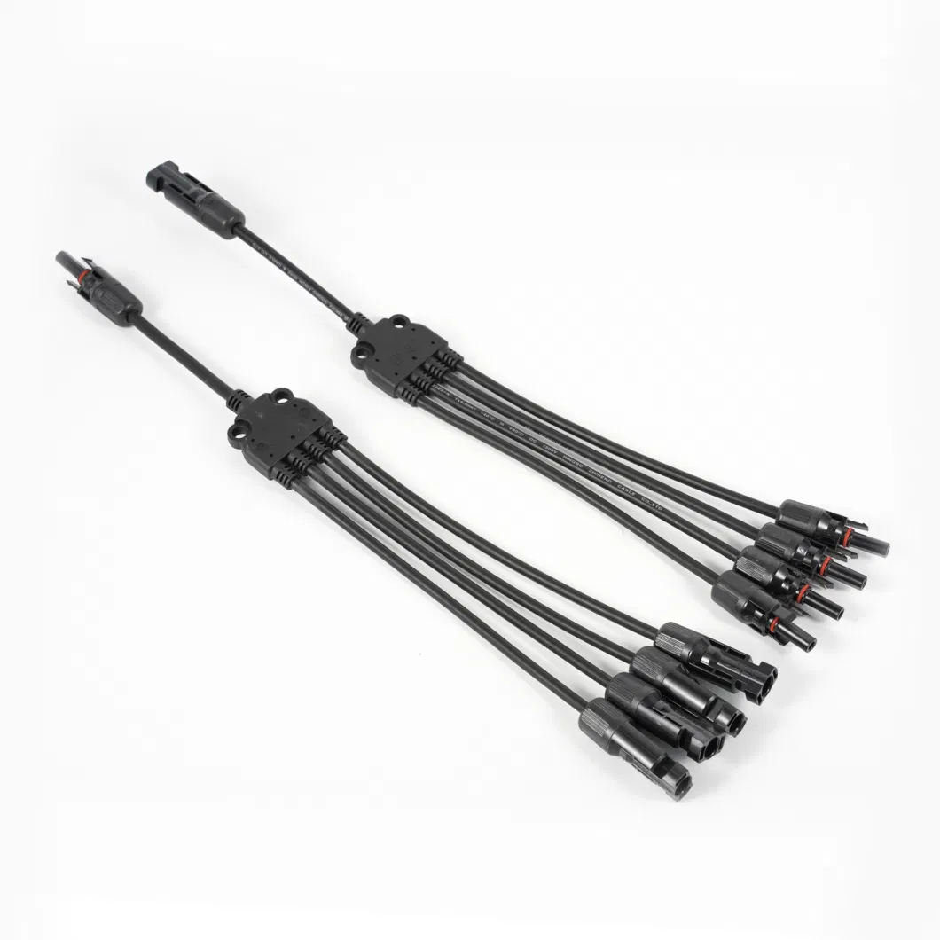 Solar Battery Panel Extension Cables Black and Red Mc 4 in Pairs