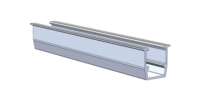 Aluminum Solar Photovoltaic Mounting Bracket Solar Installation PV Panel System Roof Rail