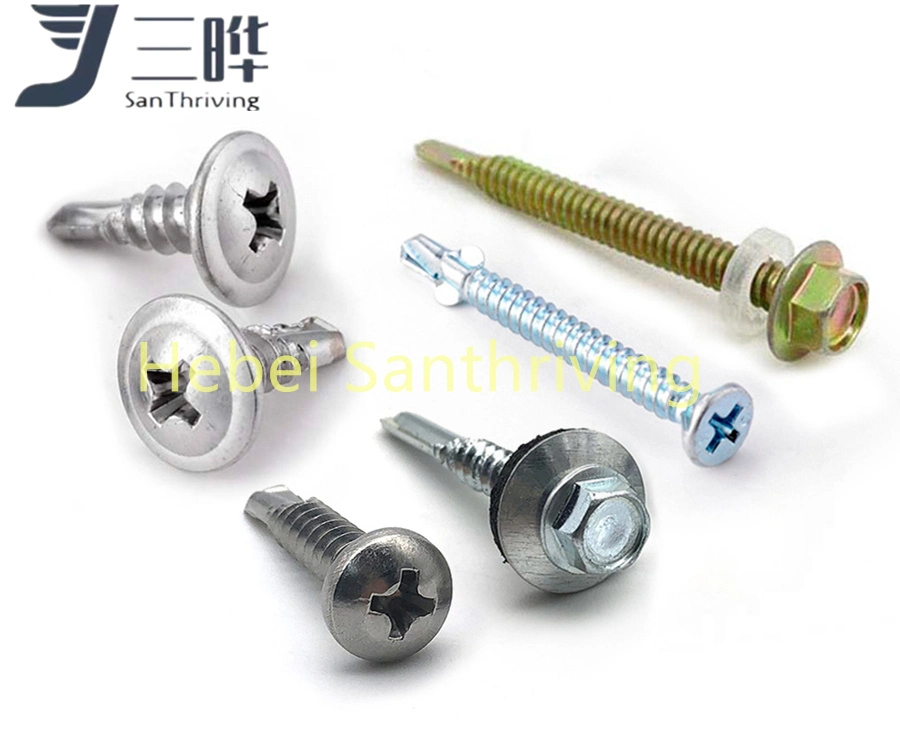 White Zinc Plated Self Drilling Screw High Quality Selt Tapping Screw Fastener Manufacturer Supply Bolt and Screw