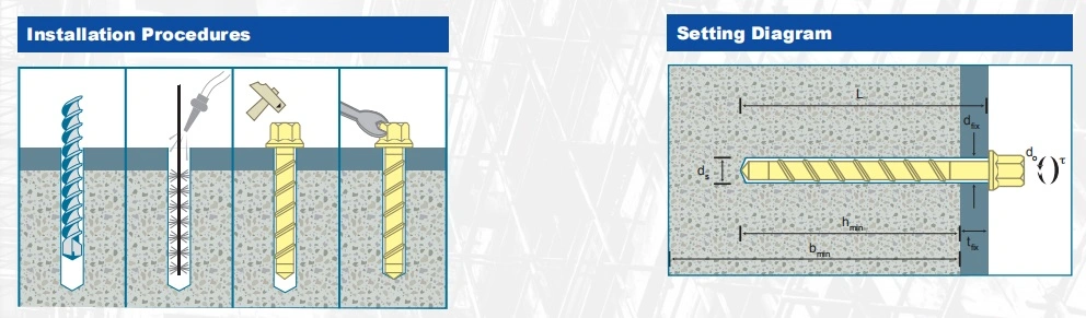 Self Tapping Anchor Bolt for Concrete