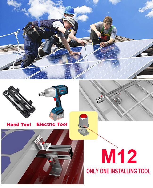 Hot Sale Adjustable Solar Tile Roof Mount (NM0085)