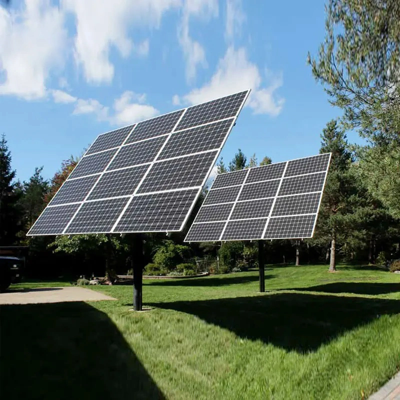 Photovoltaic Smart Automatic Solar Tracking System 6kw Dual Axis Solar Tracker