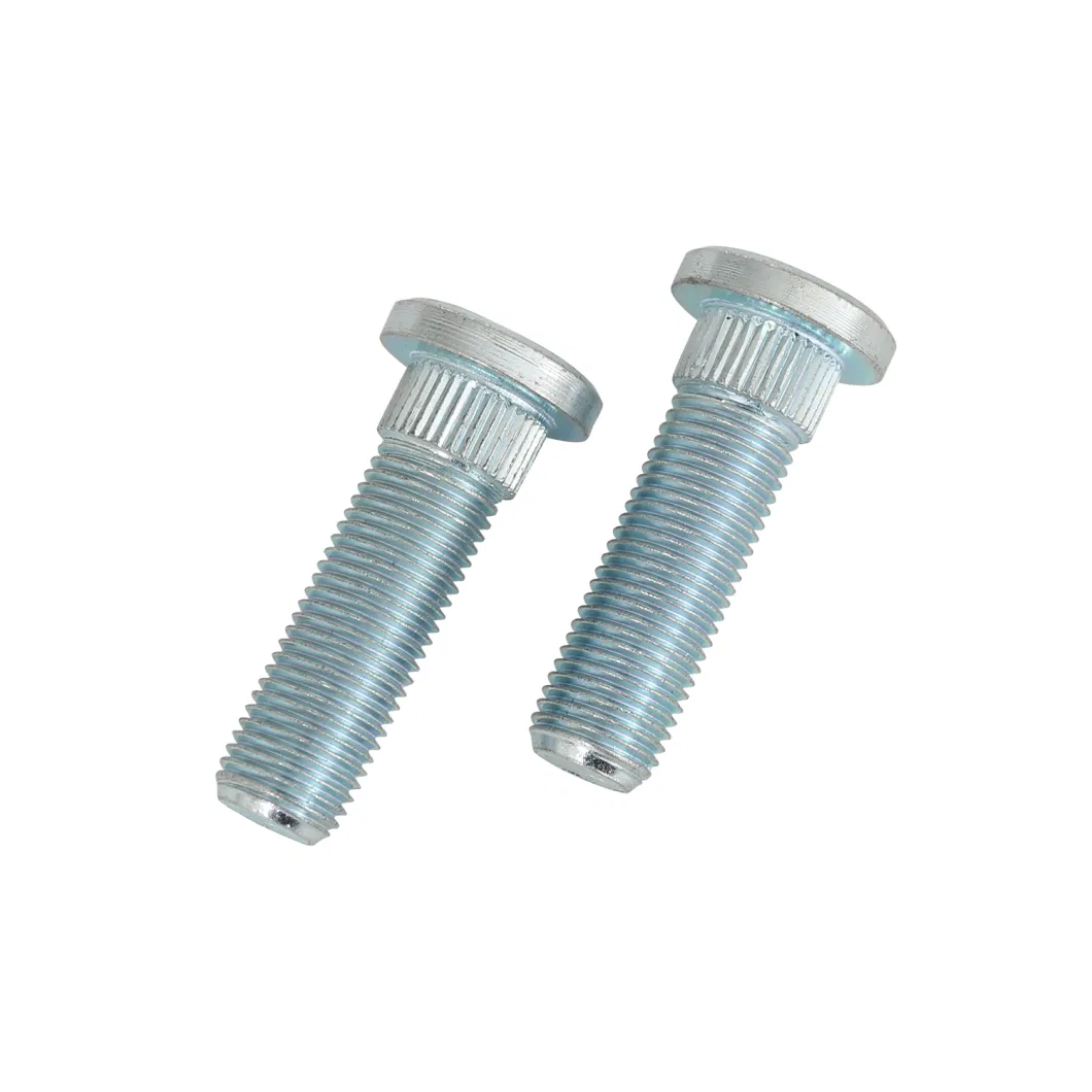 Double Thread Bolt with Six Lobe Head Stud Automotive Car Fastener Fixing Fitting Stud Self Tapping and Machine Thread /Torx Driver Stud Auto Spare Parts