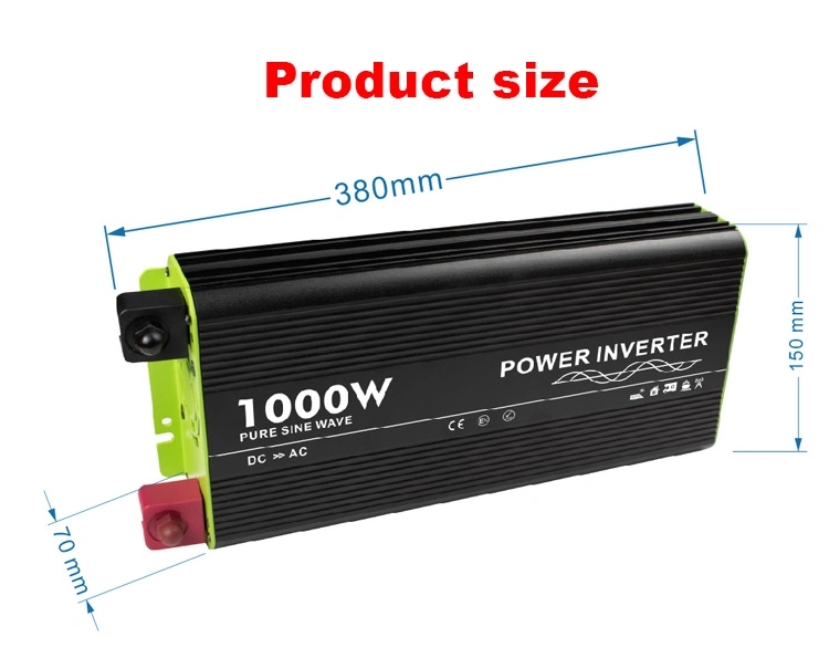 Hotsell 1000W off Grid Pure Sine Wave 12V 24V to 220V 230V AC Pure Sine Wave Inverter with Remote Control