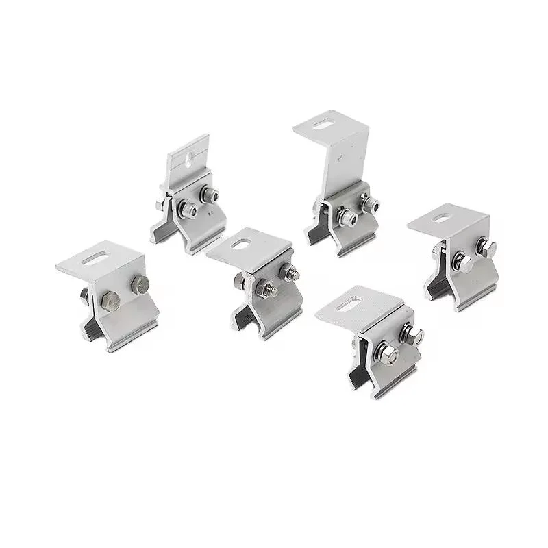 Customized Solar U-Type Panel Mounting End Clamp for 0.1 mm-10 mm Brackets U Shaped Metal Brackets