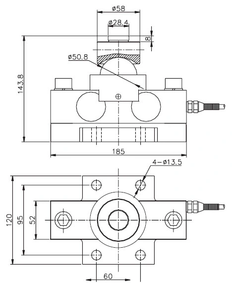 10ton Load Cell Truck Scale Sensor, Weighing Indicator for Truck Weighing System