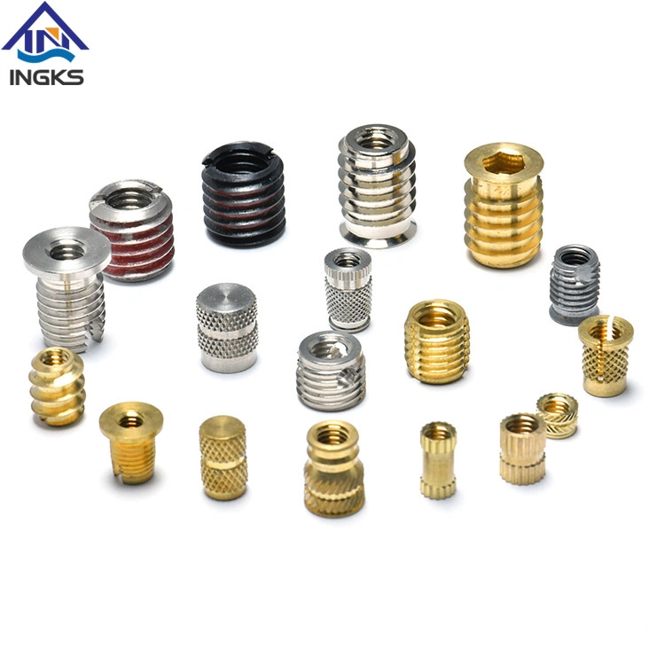 Hot Sale Stainless Steel 304 Cut End Flange Head Slotted Self Tapping Thread Insert Nut