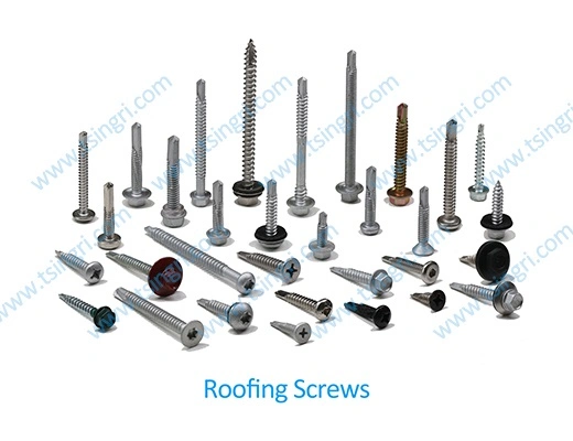 TGR/Tsingri Hex Head Wood Steel Construction Fixing Screws Batten Screws Self Tapping Screws