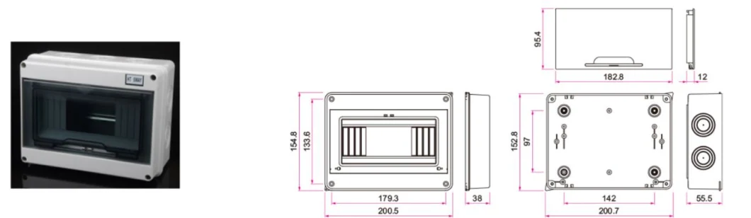 Water Proof Enclosure Juction Panel Boxes Solar Junction Box