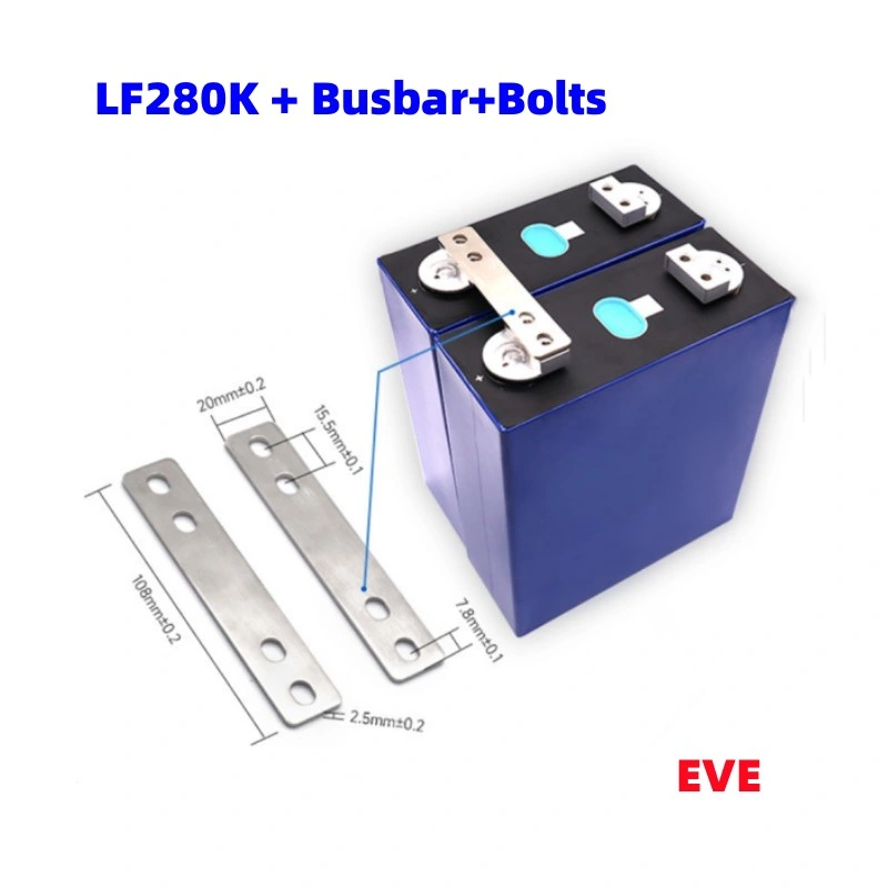 6000 Times Cycle Lf280K 3.2V 280 Ah LiFePO4 Cell Grade a 3.2 V Eve 280ah 304ah 340ah LiFePO4 Lithium Ion Batteries