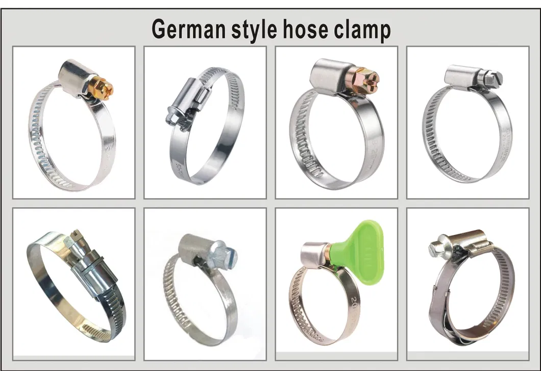 9mm Stainless Steel German Middle Type Hose Clamp