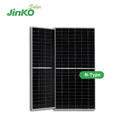 Pannelli solari Jinko in vetro doppio stock EU 156 celle solari Pannello Topcon tipo N pannello fotovoltaico bifacciale monocristallino PERC Fotovoltaico 605 610 615 620 625 W.