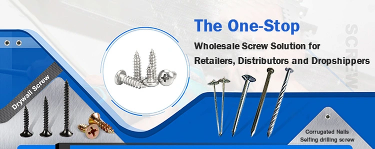 Stainless Steel Self-Tapping Cross Round Head Self-Tapping Pointed Tail Screw