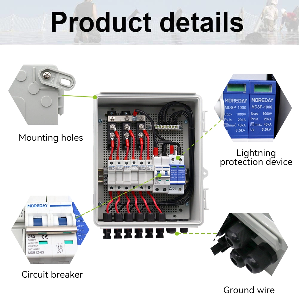 High Quality IP65 Cheap PV Solar Junction Box String Combiner 12 Strings Combiner Box