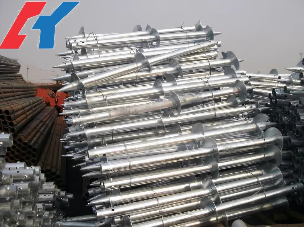 Helix Blade Helical Tieback Solar Panel Ground Construction Screw Helical Screw Pile