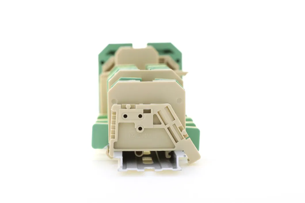 2.5mm2 PE Terminal Block Jut2-2.5PE DIN Rail Terminal Weidmuller Sak2.5