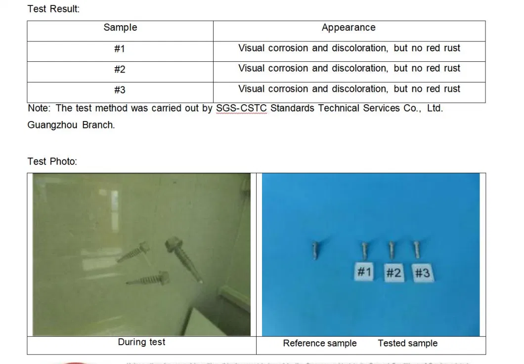 Premium Resistant 6X25 Self Tapping Bi Metal Screws with Bonded Washers