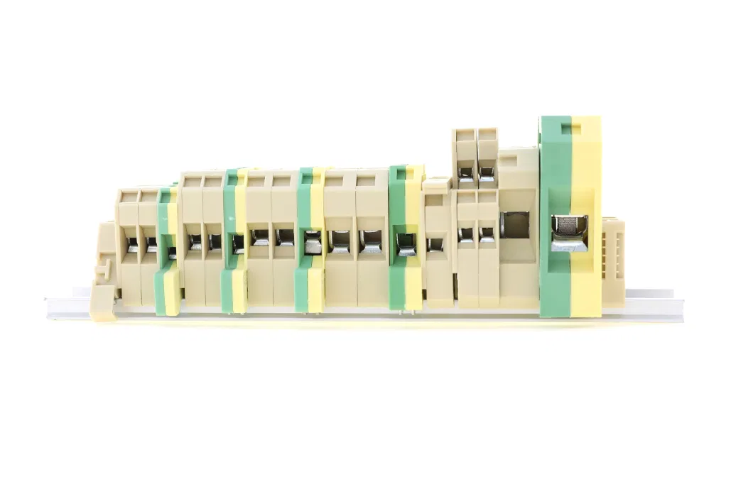 2.5mm2 PE Terminal Block Jut2-2.5PE DIN Rail Terminal Weidmuller Sak2.5