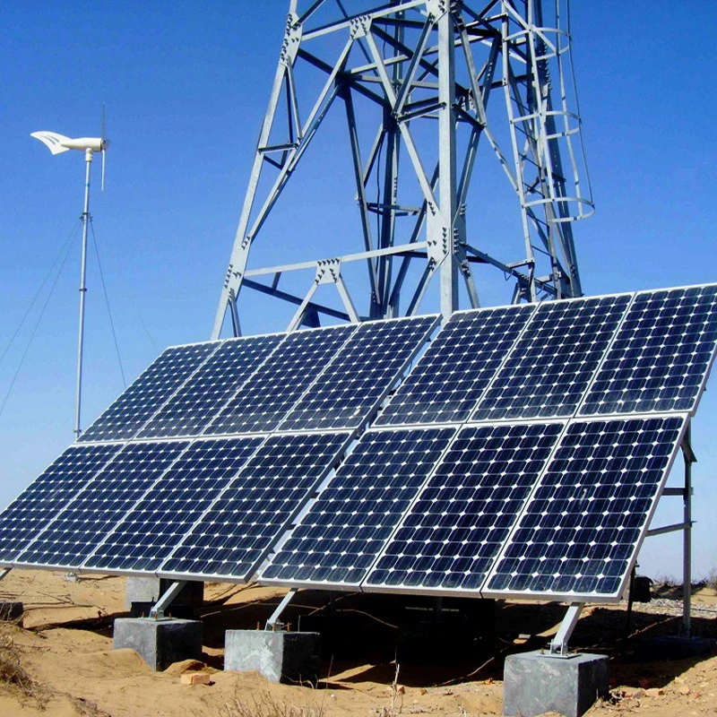 Automatic Sense Solar Tracking Bracket 5kw Dual Axis Solar Tracker System