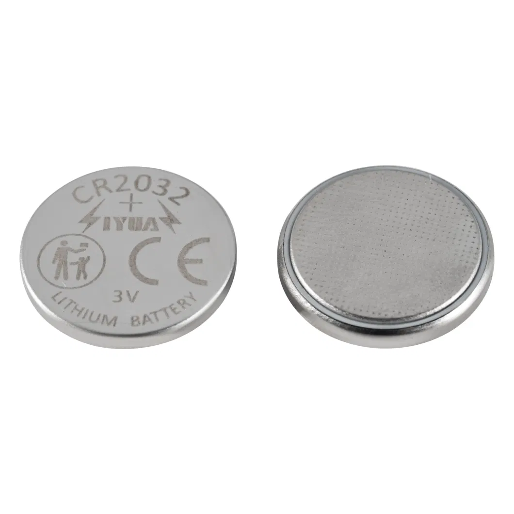 Customize Brand Logo 3V Cr2032 No Rechargeable Button Coin Cell Lithium Battery