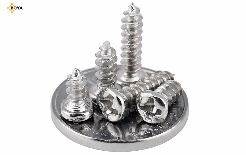 Metal Concrete Stainless Steel Flat Countersunk Wafer Button Pan Truss Hex Head Color Painted Roofing Drill Tail Self Tapping Screw with EPDM Washer