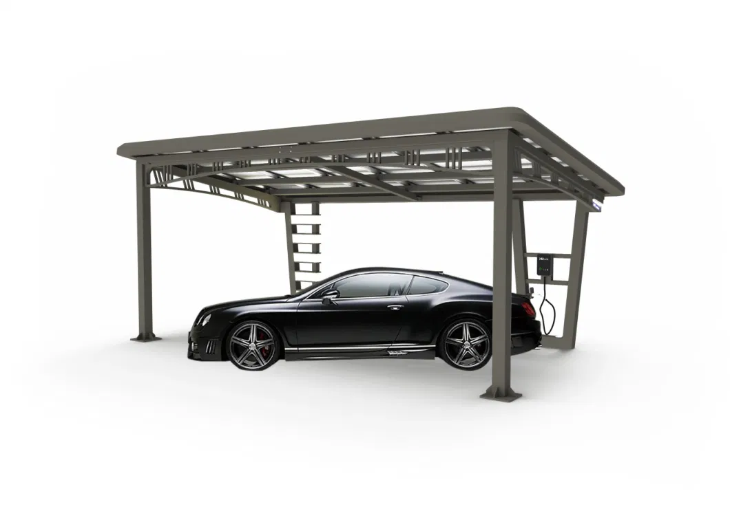 New Design PV Modul Ground Mount Carport Solar Mounting System for Car Parking Mounting System