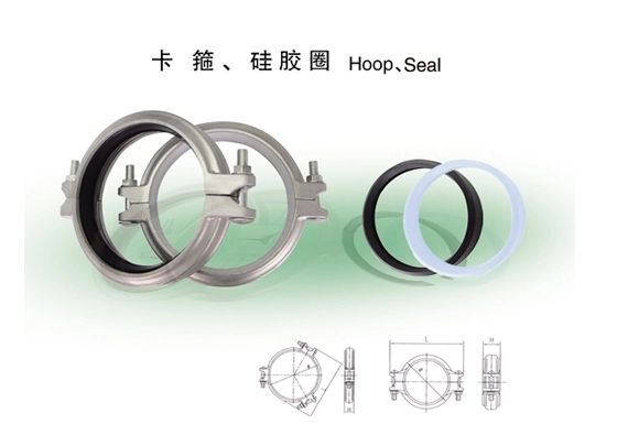 F304 316 Stainless Steel Pipe Grooved Clamp