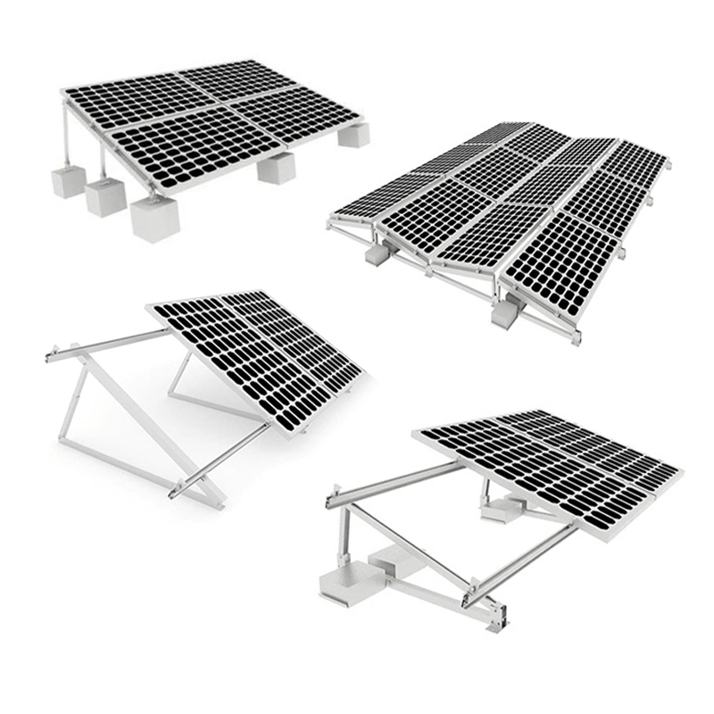 Solar-Energy-System Solar Power System Rooftops PV Systems Carport Parking System Solar Panel Kit Flat Roof Bracket Ground Balcony Mounting Systems for Home