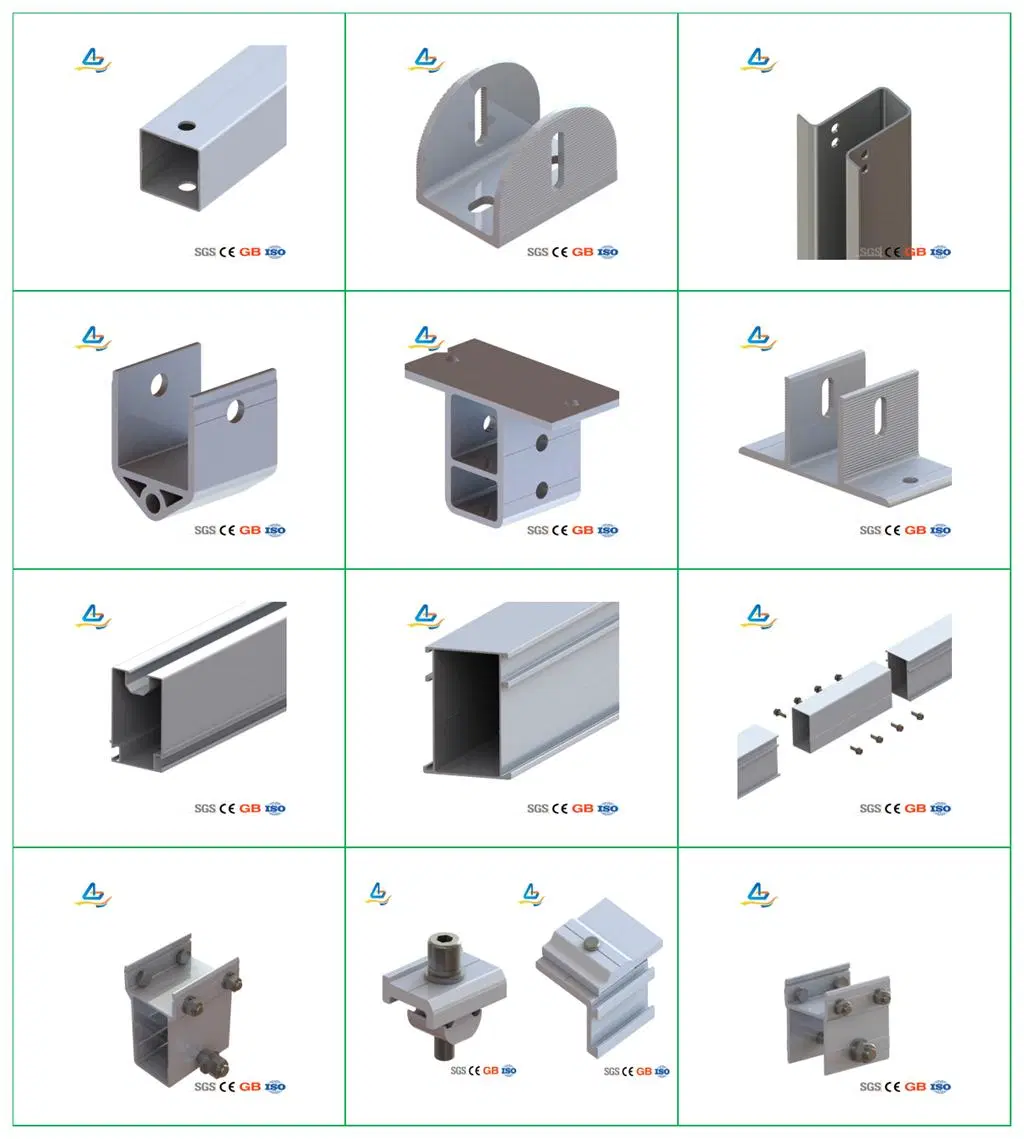Galvanized Steel Solar Ramming Pile Mounting Galvanized Steel Installation Racking for Solar Farm Solar Project HDG Steel Bracket Factory