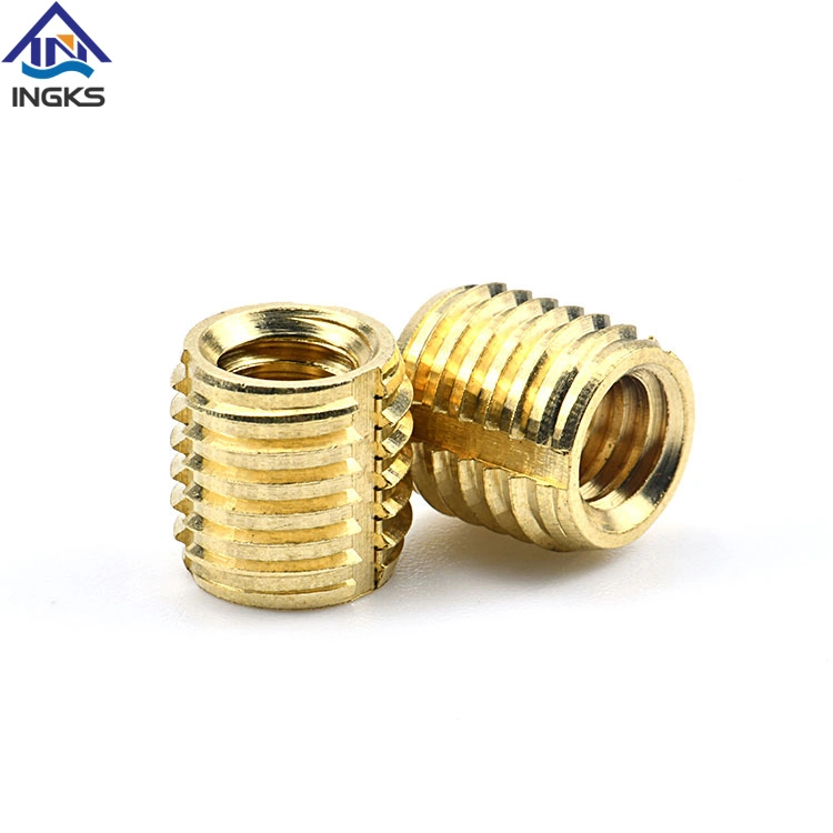 Brass Side Slotted Self Tapping Wood Insert Nut