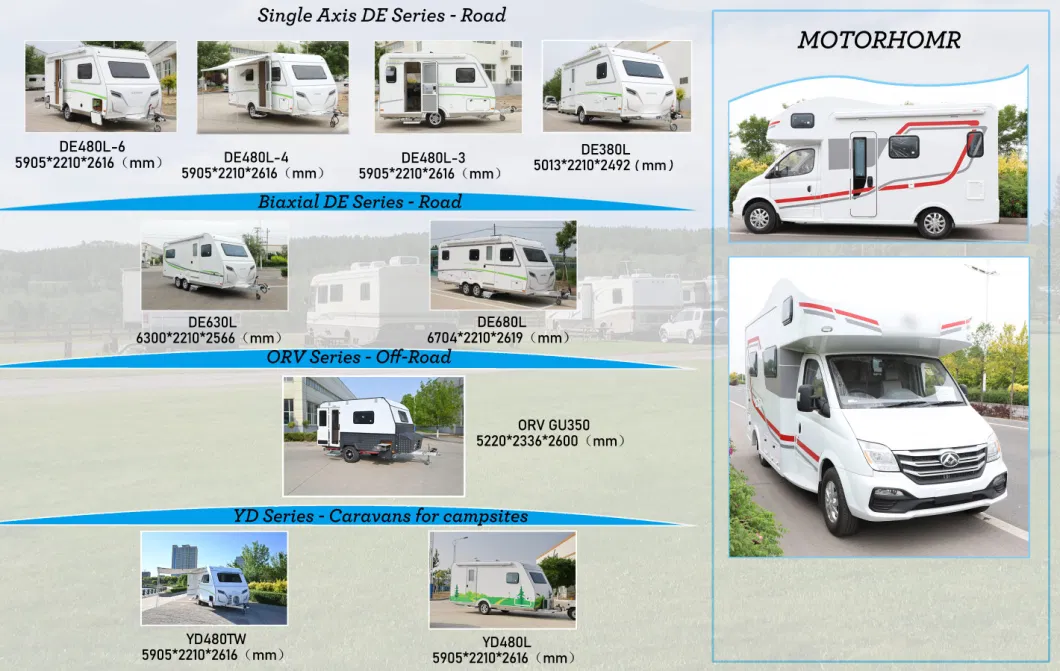 Solar System Camper Trailer Caravans with Ensuite for Sale