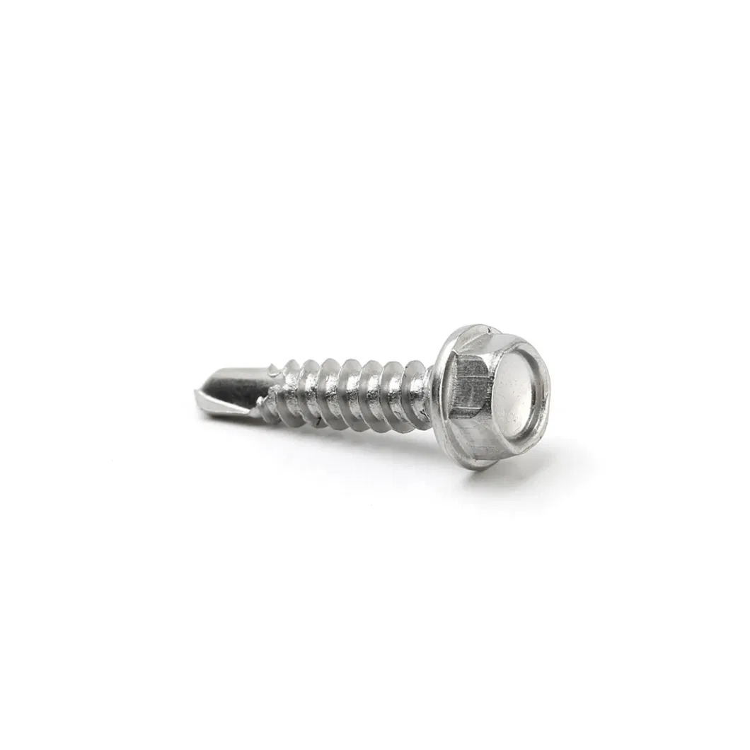 Factory Price C1022A Pan Flat Bugle Head Sharp Point White Yellow Zinc Self-Tapping Drywall Screws