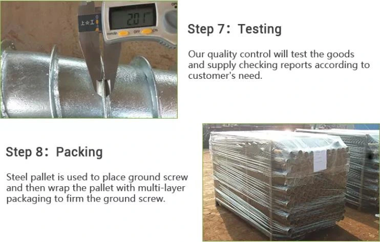 Tianjin Shengteng Solar Steel Mounting Structure Foundation Helical Ground Screw Pile Anchors