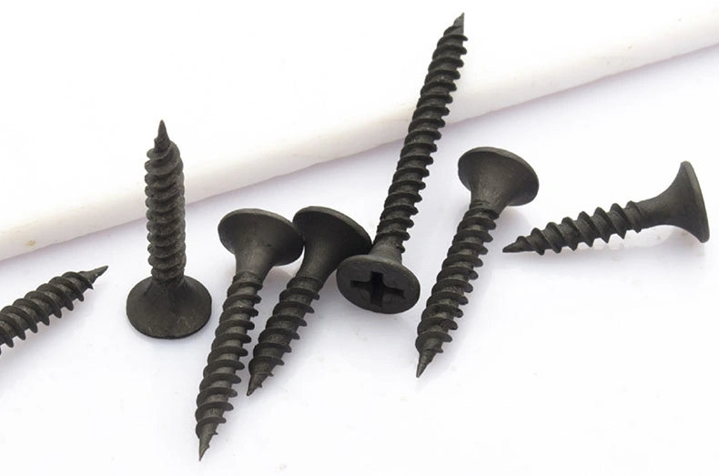 Cross Countersunk Flat Head Self-Tapping Screw M1 M1.2 M1.4 M1.5 M2 M2.6 M3 M3.5 M4 Black Carbon Steel Phillips Screw