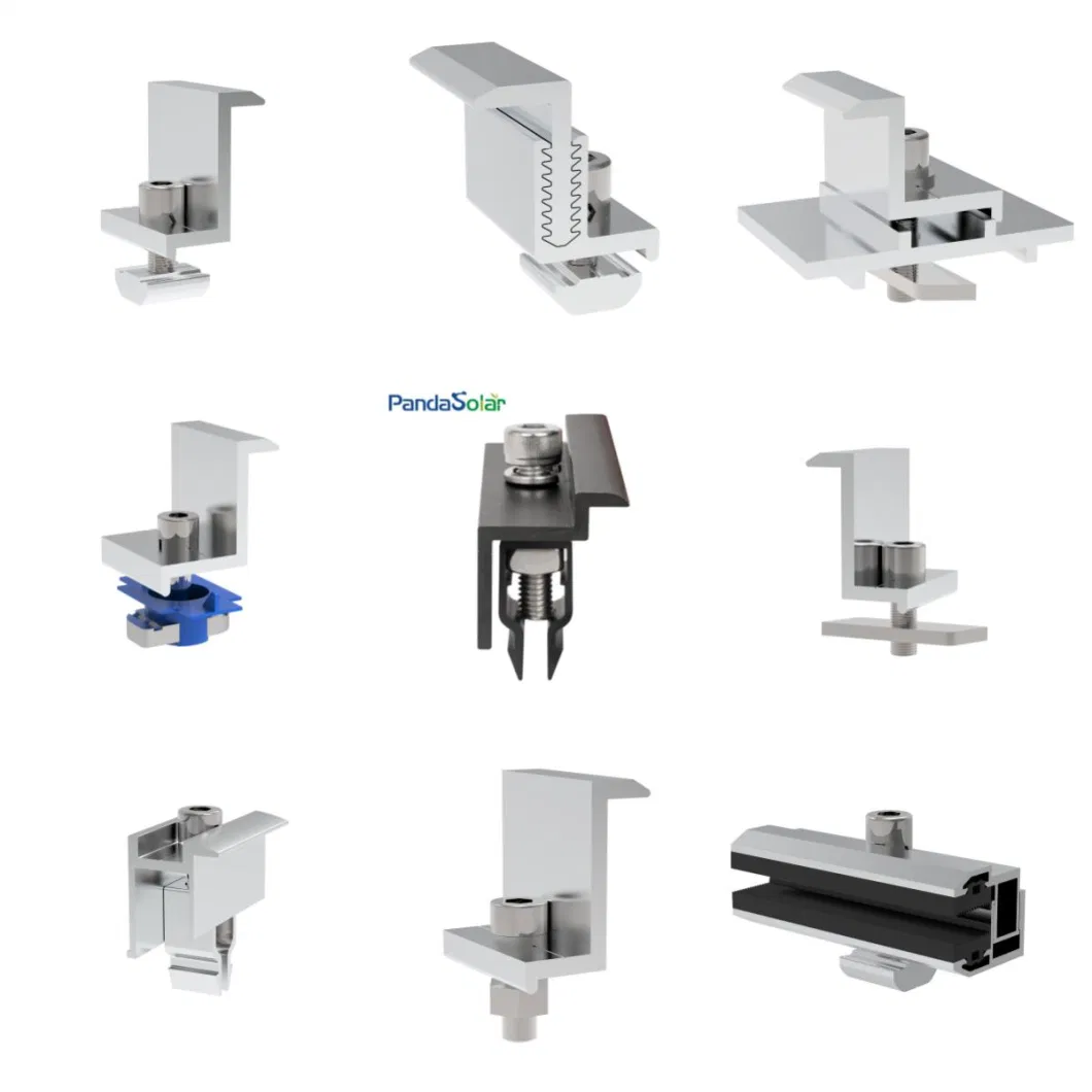 Solar Mounting Bracket Universal End Clamp Lock Solar Panels