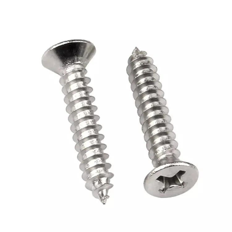 Countersunk Round Head Screw Wood Screws Self Drilling Steel Stainless Surface Zin Metal Self-Tapping Screw M4