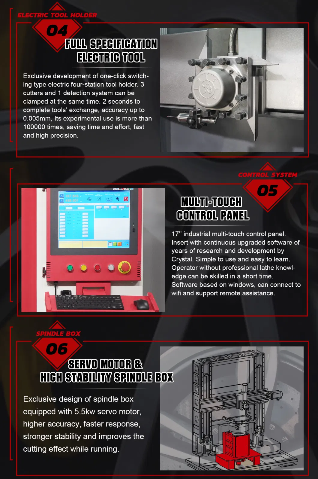 Awr902vp Vertical and Automatic Rim Repair Lathe CNC Alloy Wheel Repair Machine 5% off Discount